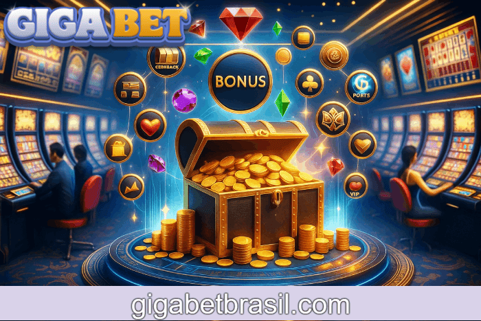 Baú de bônus Cassino GIGABET prêmios e recompensas