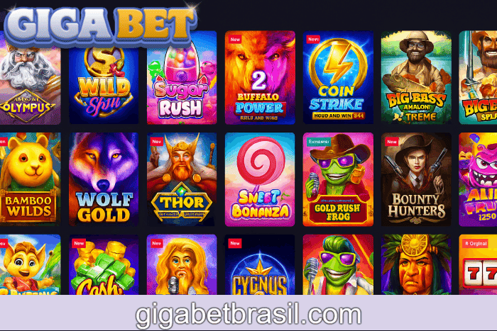 Slots populares Cassino GIGABET bônus e diversão